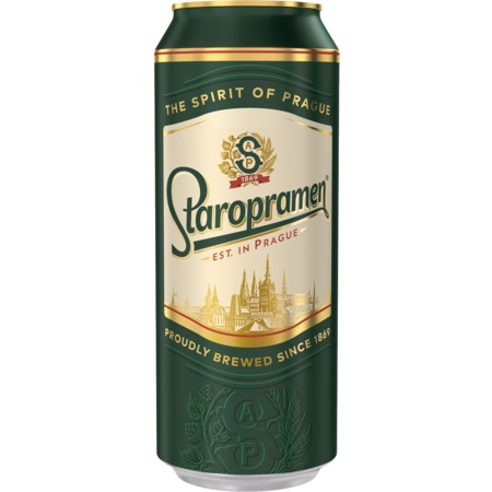 Пиво STAROPRAMEN св.4,2% ж/б 0.45л по акции в Пятерочке