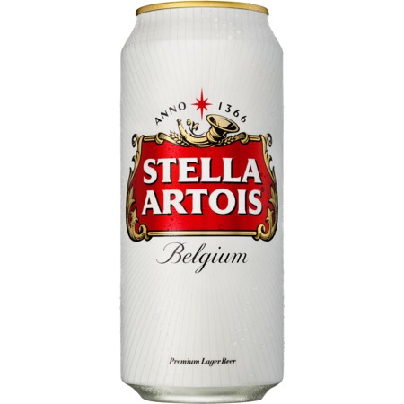 Пиво STELLA ARTOIS св.5% ж/б 0.45л
