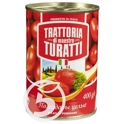 Помидоры "Trattoria" Di Maestro Turatti целые 400г по акции в Пятерочке