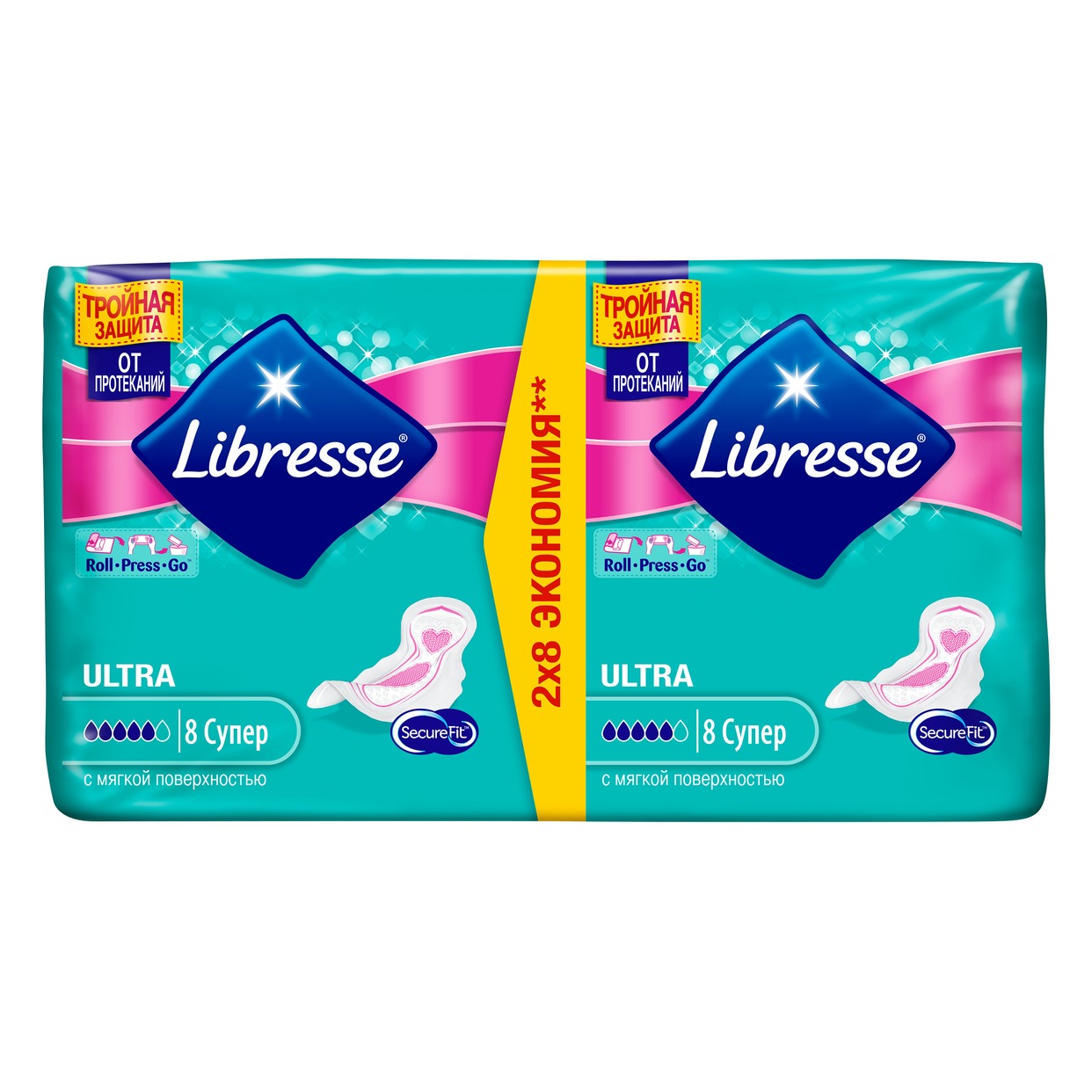 Прокладки Libresse Ultra с мягкой поверхностью 16 шт.