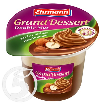 Пудинг молочный "Grand Dessert" Двойной орех 4.9% 200г по акции в Пятерочке