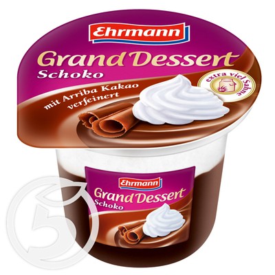 Пудинг молочный "Grand Dessert" Шоколад 5.2% 200г по акции в Пятерочке
