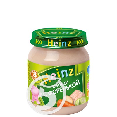 Пюре "Heinz" Овощи С Форелькой детское 120г