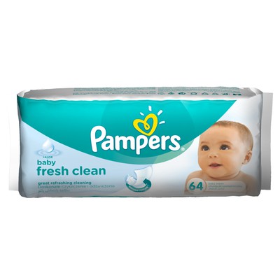 Салфетки "Pampers" Baby Fresh детские увлажненные 64шт