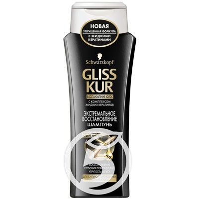 Шампунь для волос "Gliss Kur" Экстремальное Восстановление 250мл