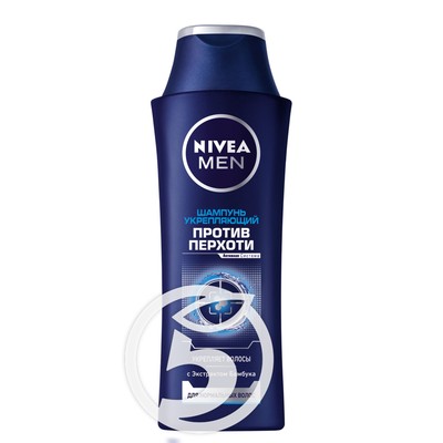 Шампунь для волос "Nivea" Men Укрепляющий Против перхоти 250мл по акции в Пятерочке