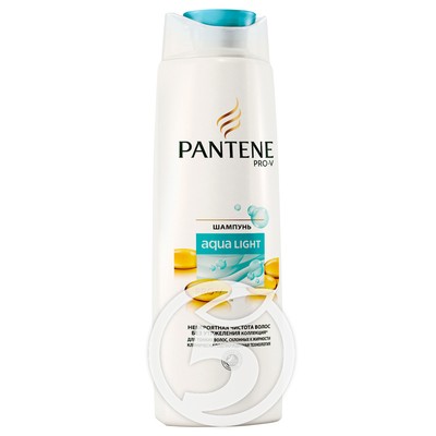 Шампунь для волос "Pantene" Aqua Light питательный 400мл по акции в Пятерочке