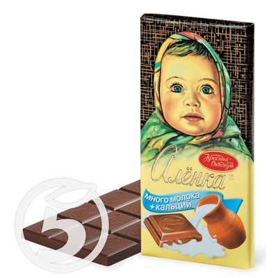 Шоколад "Аленка" Много Молока 100г