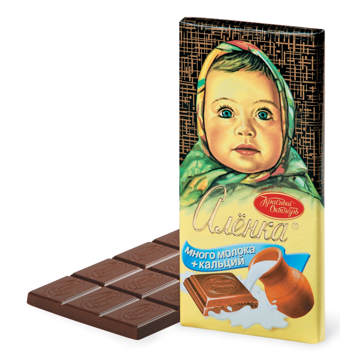 Шоколад Аленка, много молока, Красный Октябрь, 100 г