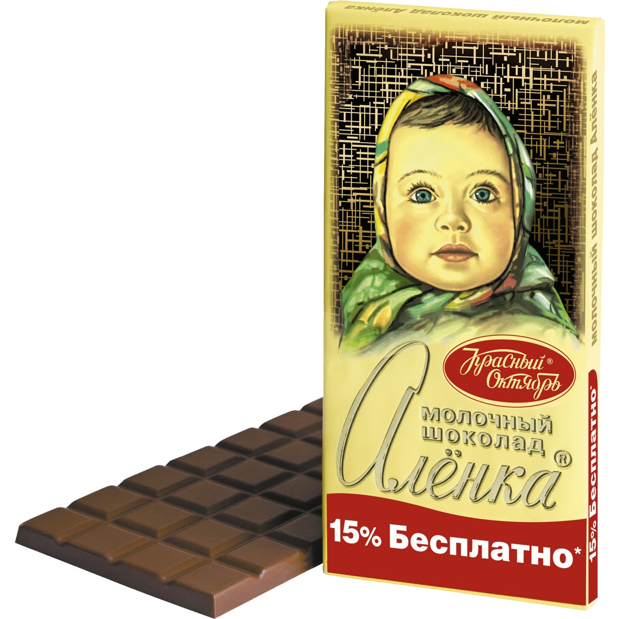 Шоколад Аленка, молочный, Красный Октябрь, 200 г по акции в Пятерочке