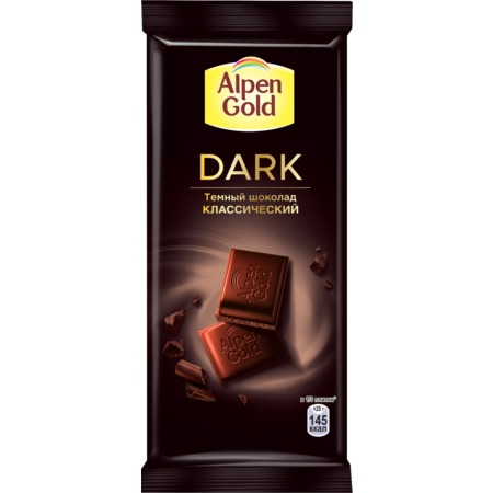 Шоколад Alpen Gold, темный, 90 г