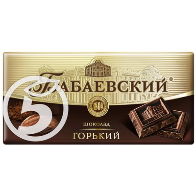 Шоколад "Бабаевский" горький 100г по акции в Пятерочке