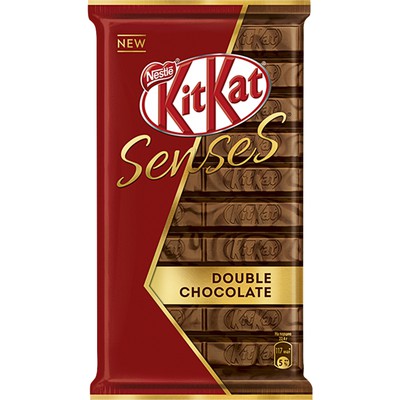 Шоколад "Kit-Kat" Senses Double Chocolate молочный и темный шоколад с хрустящей вафлей112г по акции в Пятерочке