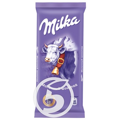 Шоколад "Milka" молочный 90г по акции в Пятерочке