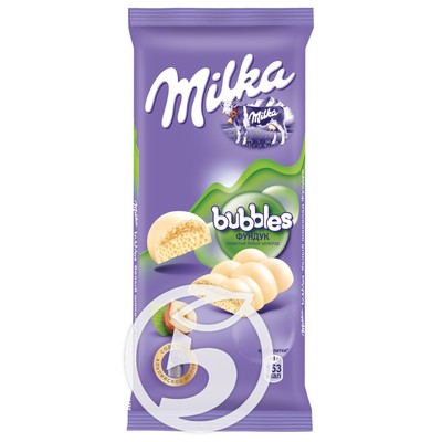Шоколад "Milka" молочный пористый 80г по акции в Пятерочке
