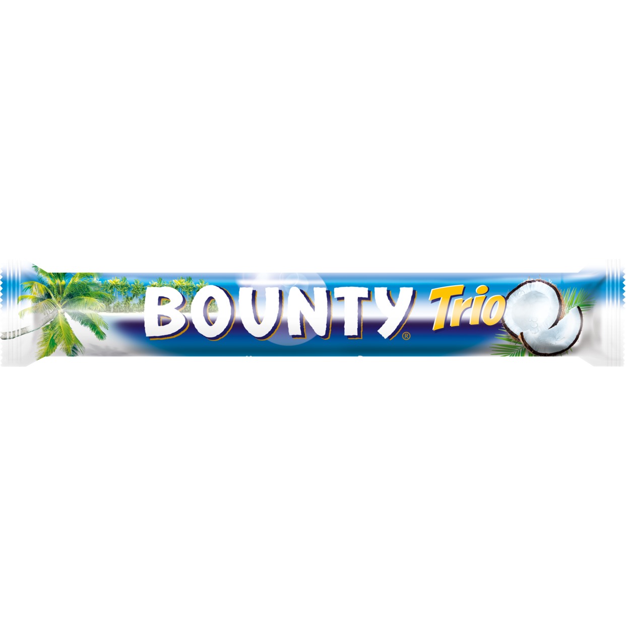 Шоколадный батончик, Bounty Трио, 82,5 г по акции в Пятерочке