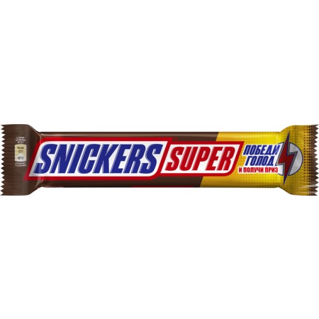 Шоколадный батончик, Snickers Super, 95 г
