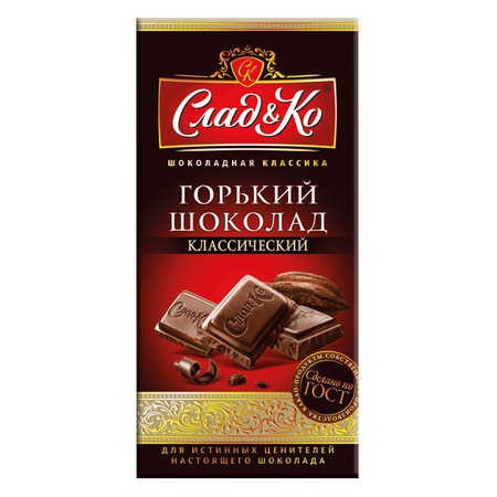 СЛАДКО Шоколад горький 92г по акции в Пятерочке