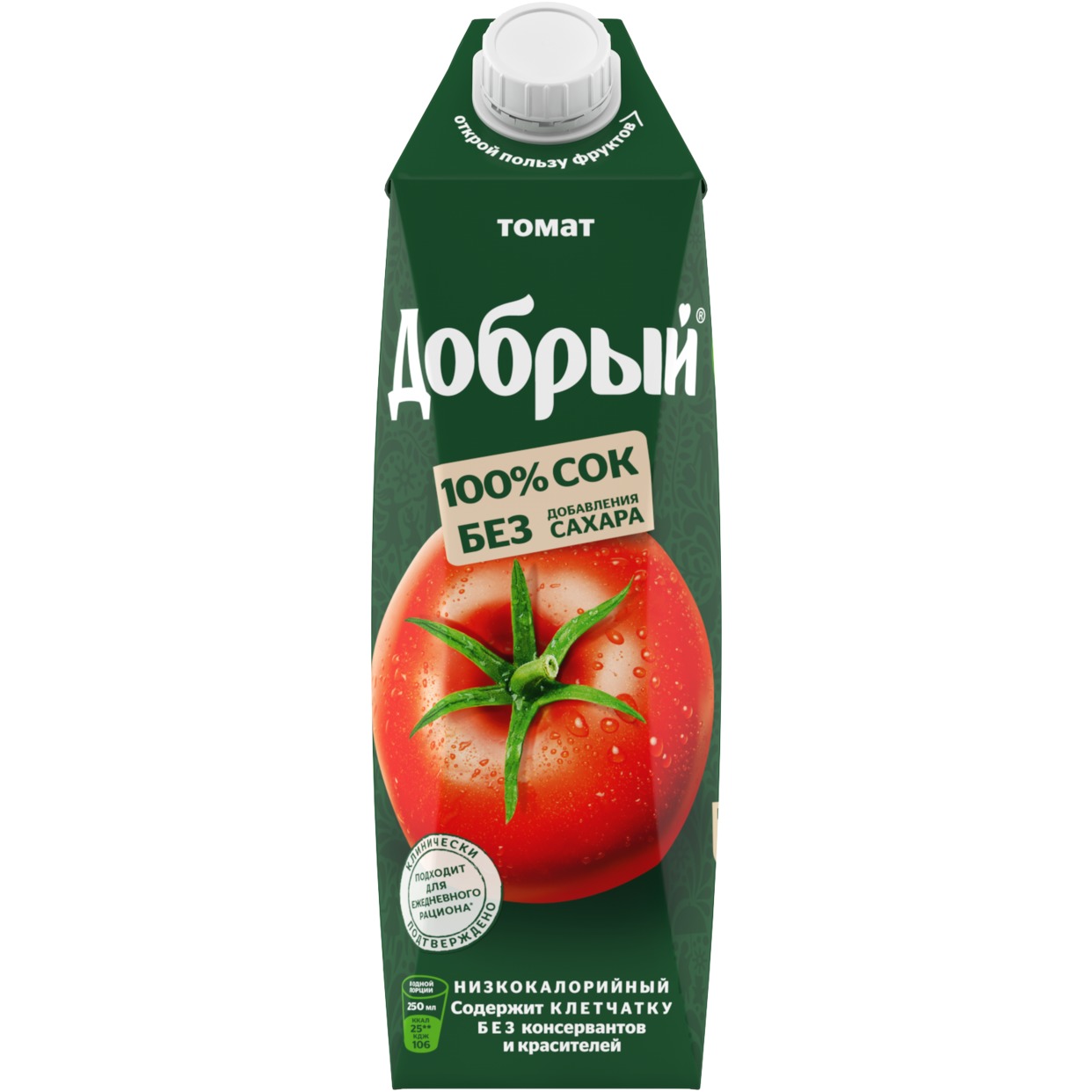 Сок ДОБРЫЙ томатный 1л по акции в Пятерочке