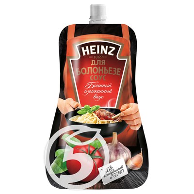 Соус "Heinz" для Болоньезе 230мл по акции в Пятерочке