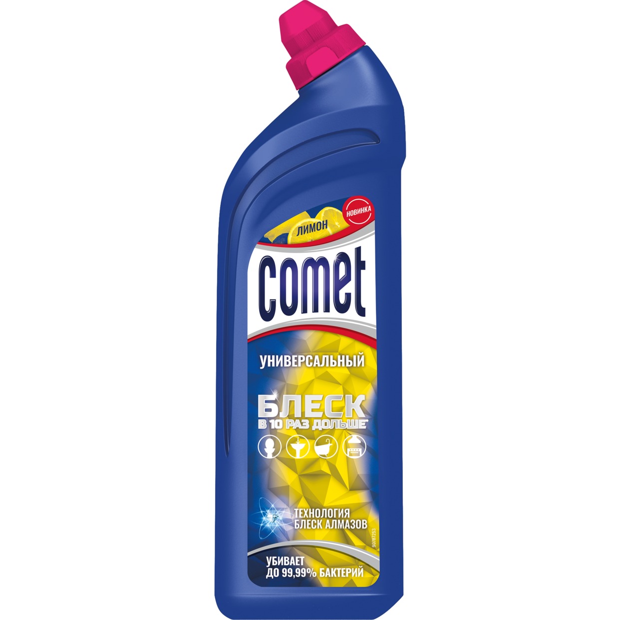 Средство чист.с дез.эф.: Чист.гель Comet Лимон, 850мл