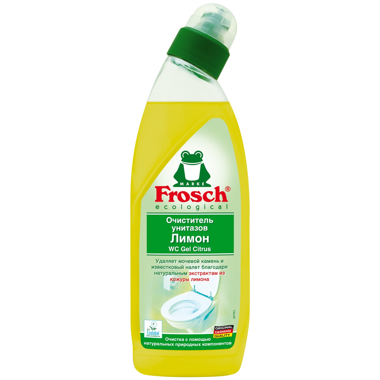 Средство для чистки унитазов Frosch Лимон 750мл