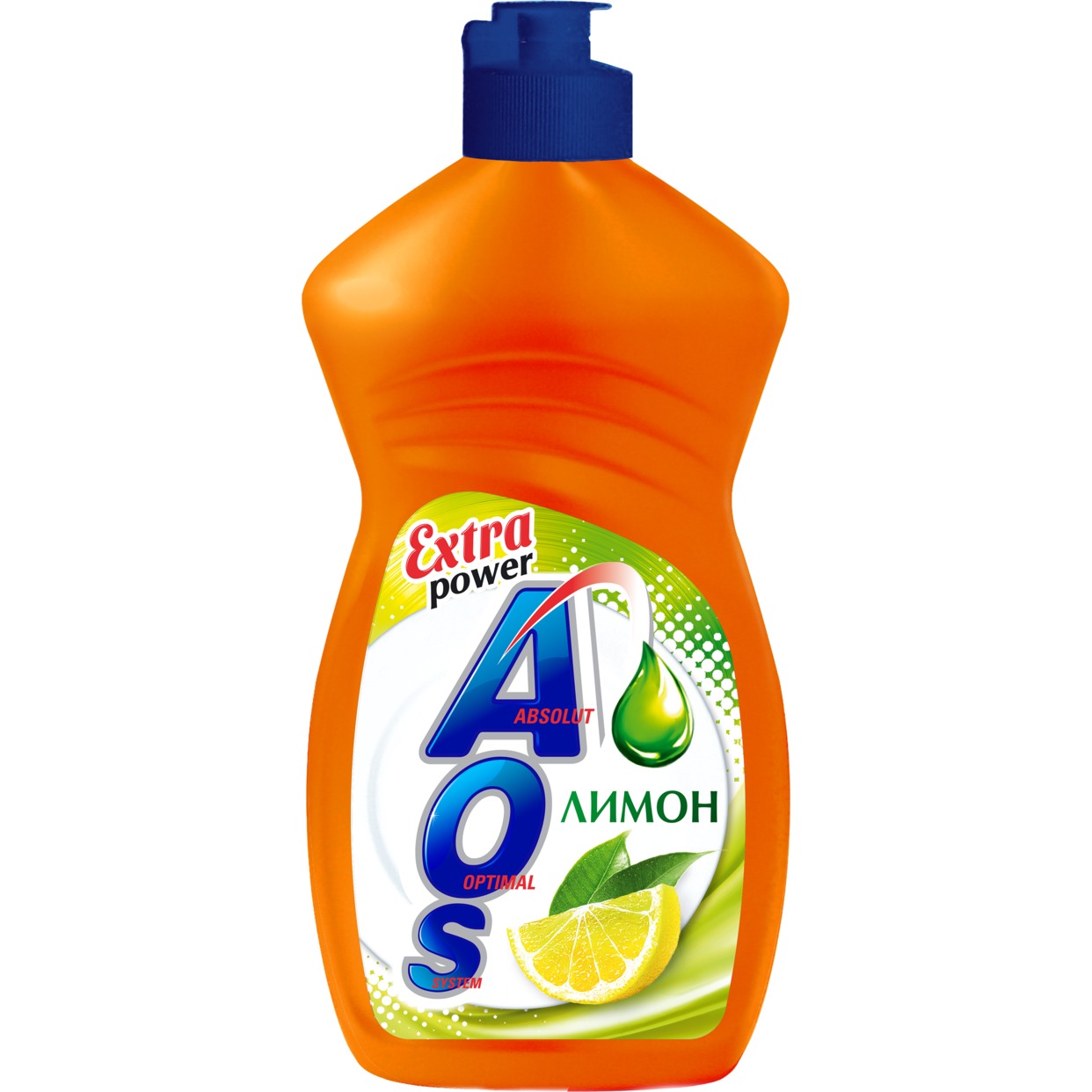 Средство для мытья посуды AOS Лимон 450г по акции в Пятерочке