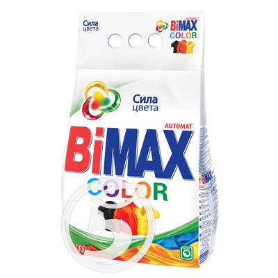 Стиральный порошок "Bimax" Color Automat 3кг по акции в Пятерочке