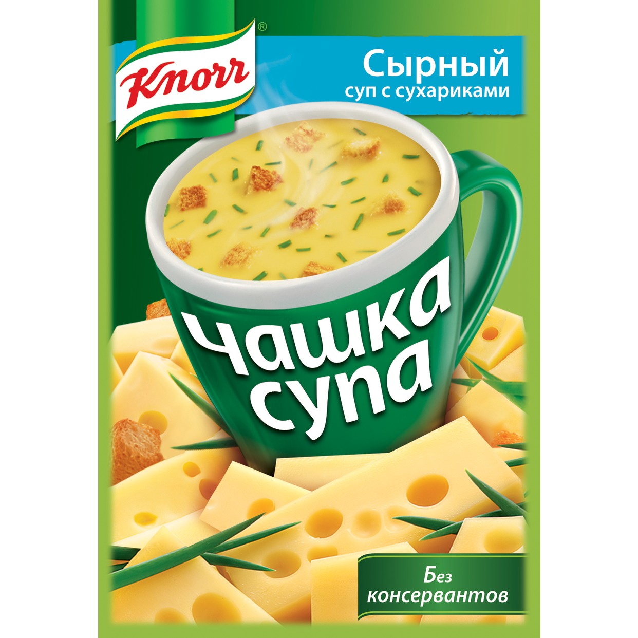Суп Knorr Чашка Супа Сырный с сухариками 15.6г по акции в Пятерочке