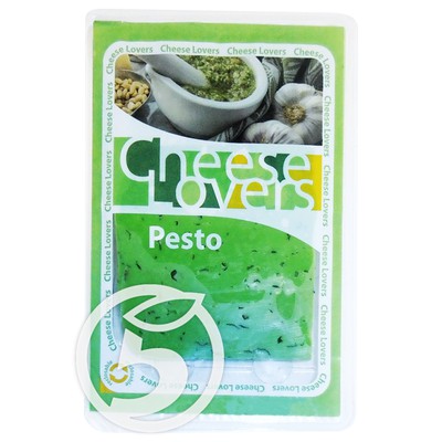 Сыр "Чиз Арт" Песто зеленый нарезка 50% 150г