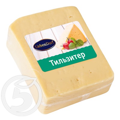 Сыр "Liebendorf" Тильзитер 100г по акции в Пятерочке