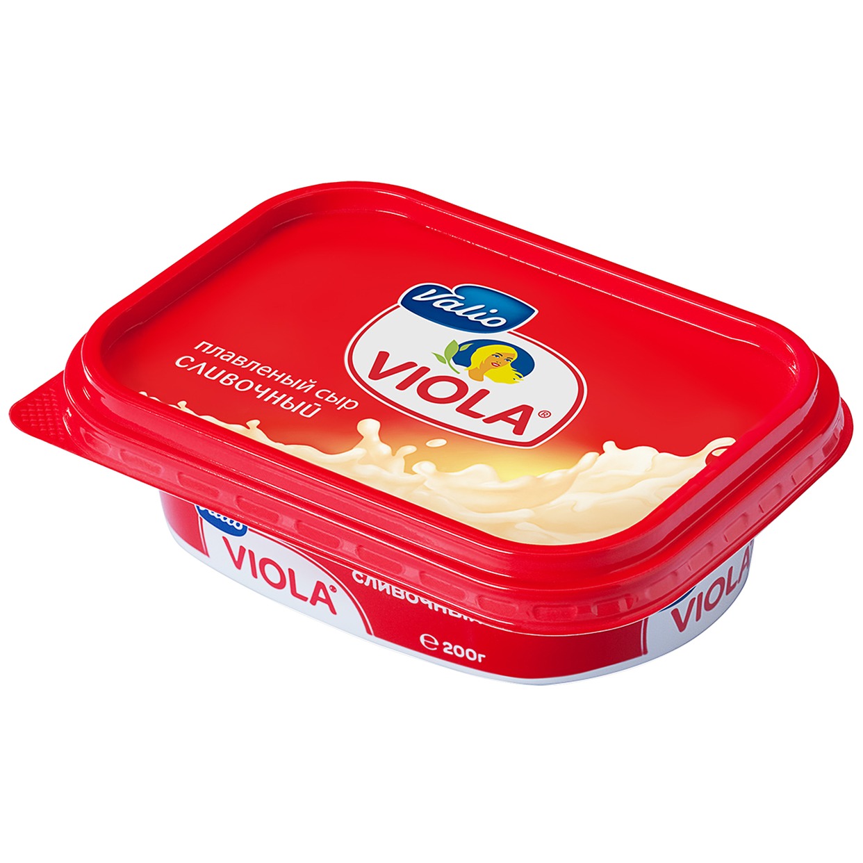 Сыр плавленый Виола Сливочный 200г. мдж в с.в. 50%