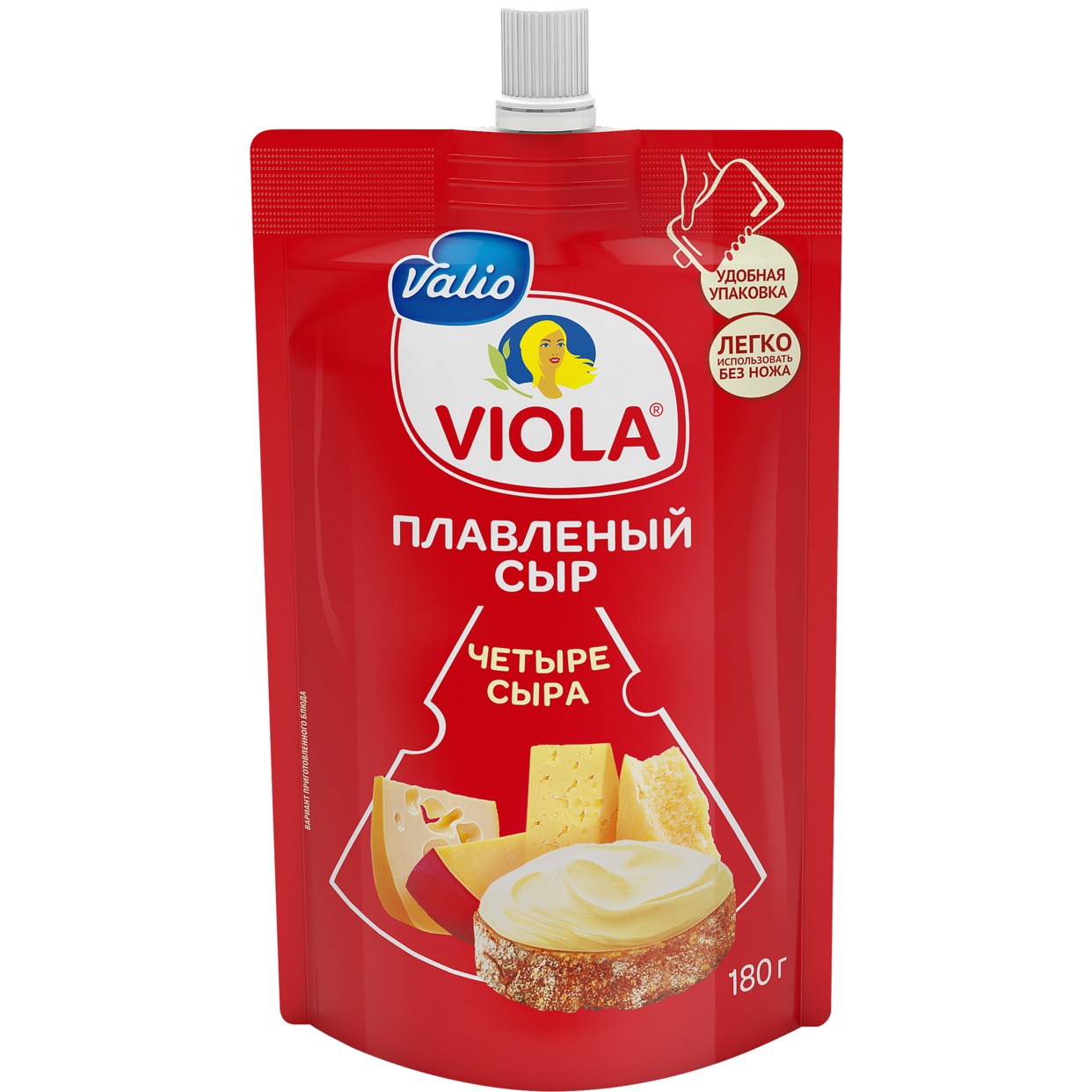 Сыр Виола 4 Сыра, 180 г по акции в Пятерочке
