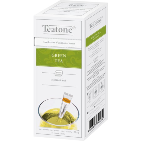 TEATONE Чай зеленый 15стиков