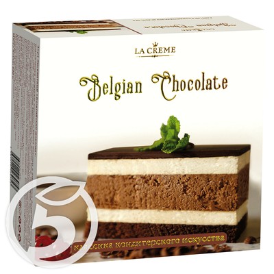 Торт "Ла Крем" Бельгийский Шоколад 600г по акции в Пятерочке