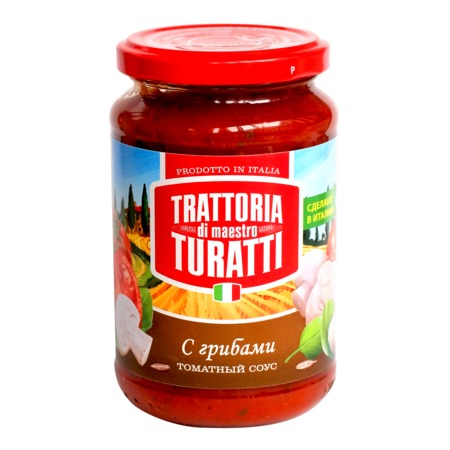 Trattoria de maestro Turatti Томатный соус с грибами 350г. по акции в Пятерочке