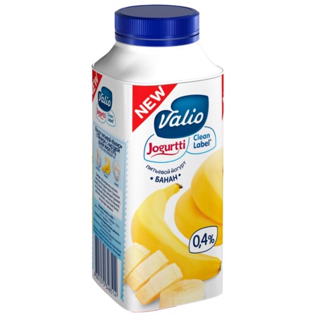 VALIO Йогурт пит.с бананом 0,4% 330г по акции в Пятерочке