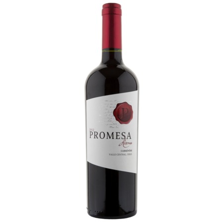 Вино Promesa Carmenere Reserva красное сухое, 0, 75 л по акции в Пятерочке
