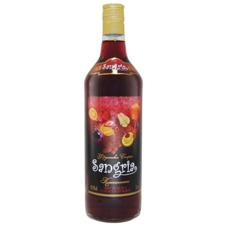 Вино Sangria, фруктовое, классическое, полусладкое, Россия, 1 л
