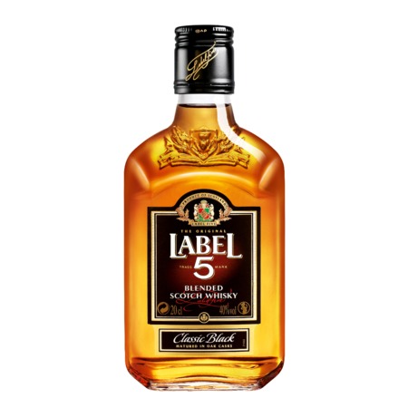 Виски LABEL 5 40% 0,2 л по акции в Пятерочке