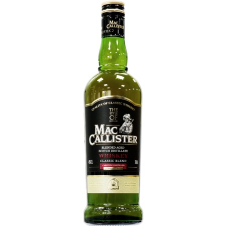 Виски MACCALLISTER CLAS.BLEND 40% 0.5л по акции в Пятерочке
