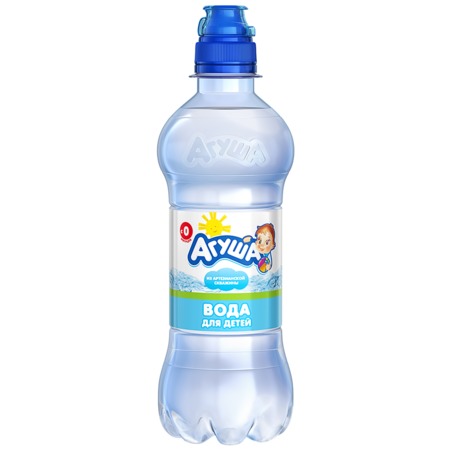 Вода Агуша*, для детей, 0,33 л по акции в Пятерочке