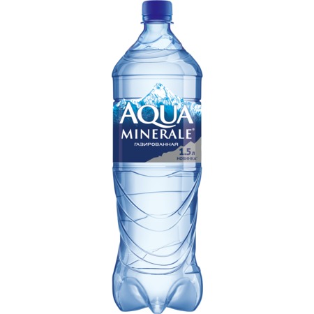 Вода Aqua Minerale, газированная, 1,5 л по акции в Пятерочке