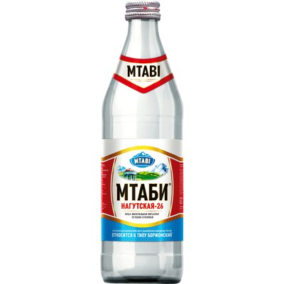 Вода "Мтаби" минеральная 0,5л