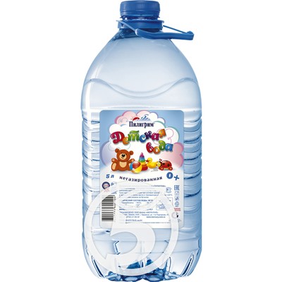 Вода "Пилигрим" питьевая детская негазированная 5л