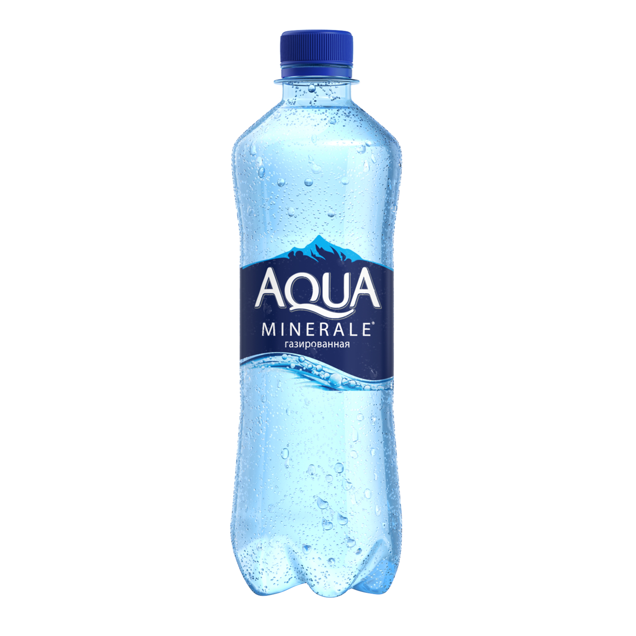 Вода питьевая газированная первой категории под товарным знаком "Аква Минерале" 0.5л по акции в Пятерочке