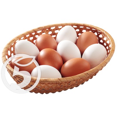 Яйца С1 10шт по акции в Пятерочке