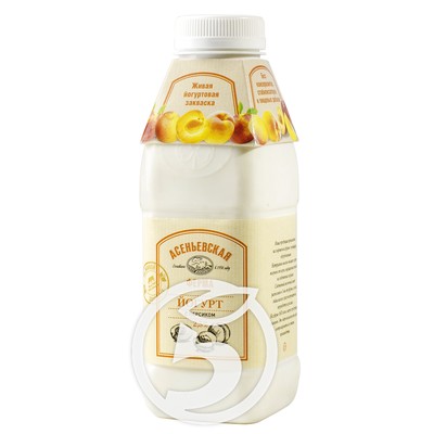 Йогурт "Асеньевская Ферма" питьевой с персиком 2.5% 450мл