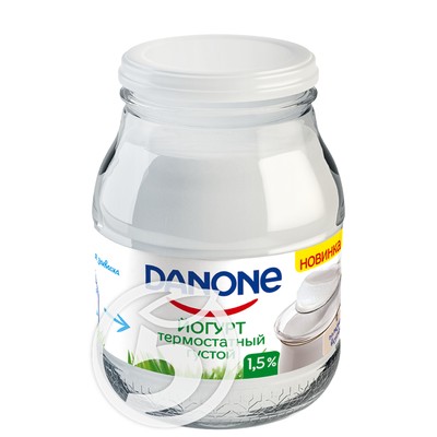Йогурт "Danone" термостатный 1,5% 250г по акции в Пятерочке