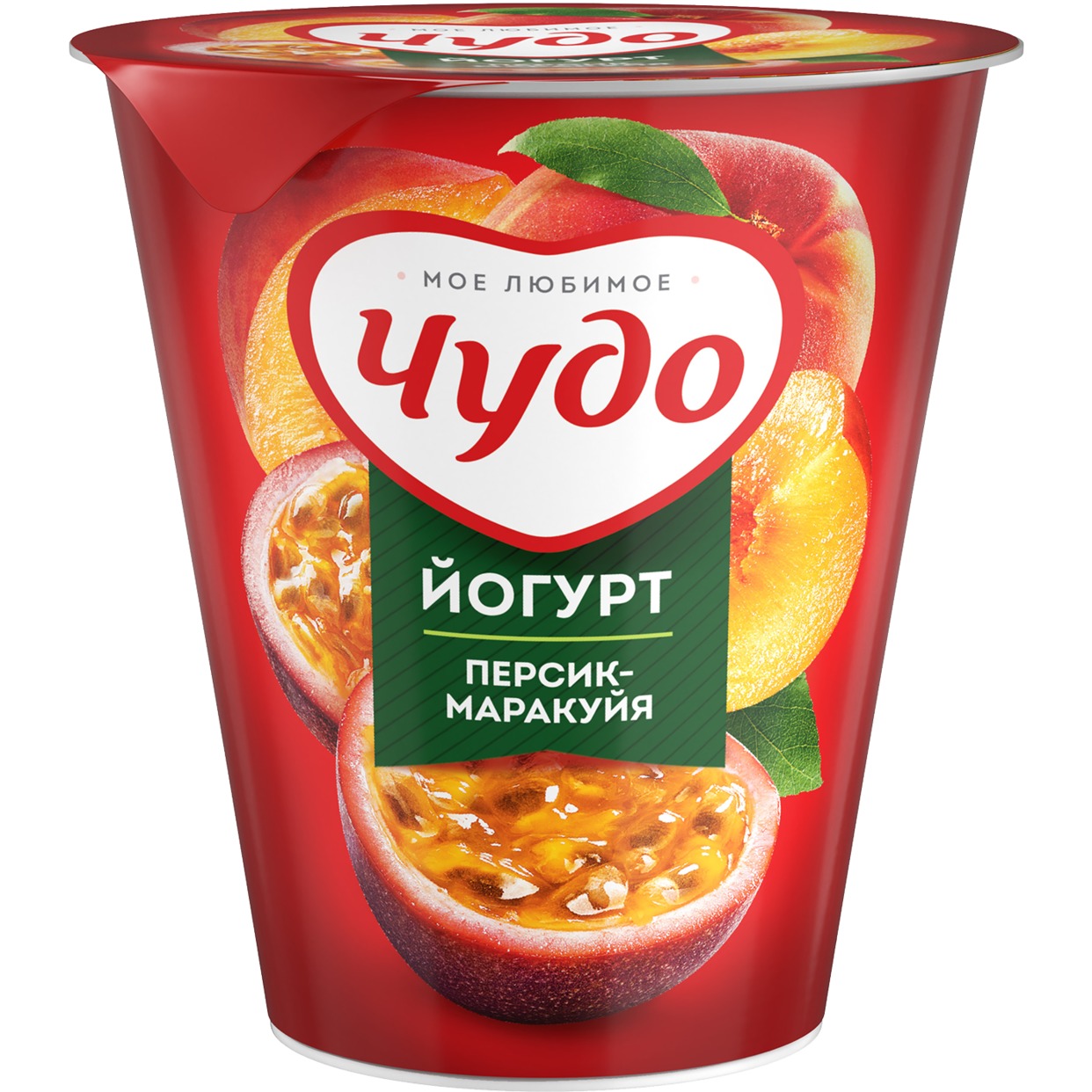 Йогурт фруктовый Чудо Персик-Марак 2.5% 290г по акции в Пятерочке